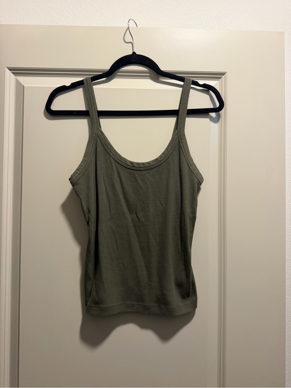 wild fable Olive Green Scoop Neck Tank Top